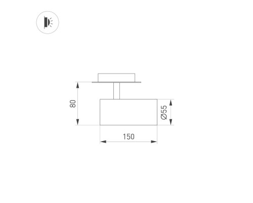 Светильник LGD-LUMOS-R55-16W Warm3000 (BK, 25 deg, 230V) 034484 Arlight Светильник LGD-LUMOS-R55-16W Warm3000 (BK, 25 deg, 230V) 034484 Arlight