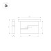 Светильник MAG-ORIENT-FLAT-FOLD-S195-6W Warm3000 (BK, 80 deg, 48V, DALI) 034660(1) Arlight