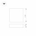 Светильник SP-QUADRO-S500x500-50W Warm3000 (WH, 120 deg, 230V) 034800 Arlight