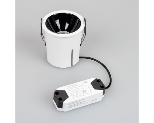Светильник MS-ATLAS-BUILT-R90-25W Warm3000 (WH-BK, 30 deg, 230V) 035457 Arlight Светильник MS-ATLAS-BUILT-R90-25W Warm3000 (WH-BK, 30 deg, 230V) 035457 Arlight