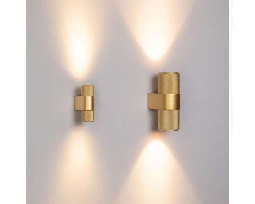 Светильник SP-SPICY-WALL-MINI-TWIN-S104x39-2x3W Warm3000 (GD, 40 deg, 230V) 035562 Arlight Светильник SP-SPICY-WALL-MINI-TWIN-S104x39-2x3W Warm3000 (GD, 40 deg, 230V) 035562 Arlight