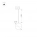 Светильник LGD-EMISFERO-TRACK-HANG-2TR-R150-11W Day4000 (WH, 170 deg, 230V) 035945 Arlight
