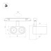 Светильник MAG-ORIENT-BLUM-12W Day4000 (BK, 40 deg, 48V) 035981 Arlight