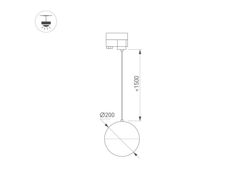 Светильник LGD-EMISFERO-TRACK-HANG-4TR-R200-16W Day4000 (WH, 180 deg, 230V) 035985 Arlight Светильник LGD-EMISFERO-TRACK-HANG-4TR-R200-16W Day4000 (WH, 180 deg, 230V) 035985 Arlight