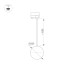 Светильник LGD-EMISFERO-TRACK-HANG-4TR-R200-16W Day4000 (WH, 180 deg, 230V) 035985 Arlight