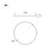 Светильник DL-EDGE-R300-24W Warm3000 (WH, 115 deg, 230V) 036068 Arlight