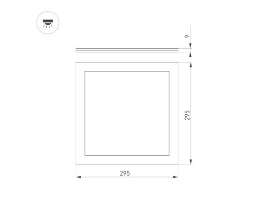 Светильник DL-INTENSO-S300x300-18W White6000 (WH, 120 deg, 230V) 036228 Arlight Светильник DL-INTENSO-S300x300-18W White6000 (WH, 120 deg, 230V) 036228 Arlight