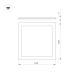 Светильник DL-INTENSO-S300x300-18W White6000 (WH, 120 deg, 230V) 036228 Arlight