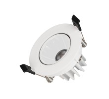 Светильник MS-FORECAST-BUILT-TURN-R82-8W Day4000 (WH-WH, 32 deg, 230V) 037186 Arlight