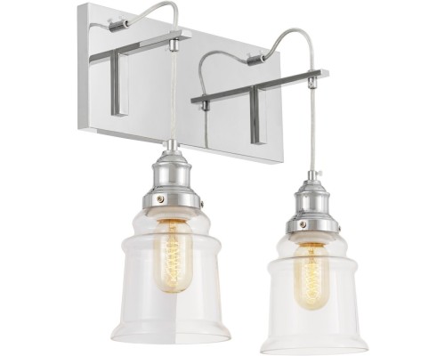 Бра Moletti LDW 6844-2 CHR+PR Lumina Deco