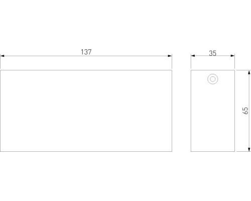 Точечный светильник Block 25108/LED Elektrostandard
