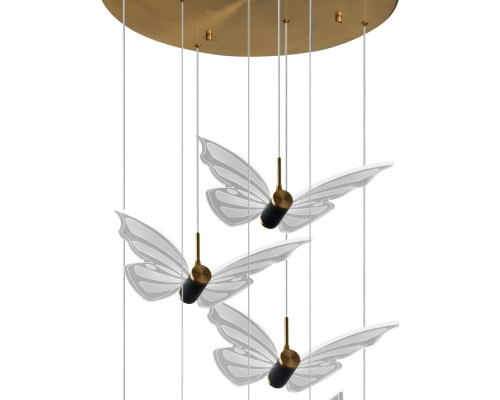 Подвесной светильник  LED LAMPS 81364 GOLD Natali Kovaltseva