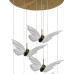 Подвесной светильник  LED LAMPS 81364 GOLD Natali Kovaltseva