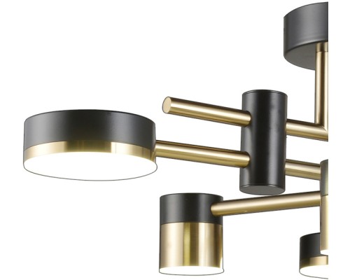 Потолочная люстра Loft Led LED LAMPS 81368 GOLD BLACK Natali Kovaltseva