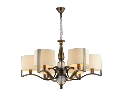 Подвесная люстра 31300 31305+1/C black brass Newport