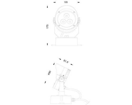 Прожектор уличный Power Spot 730283 Deko-Light