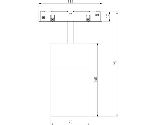 Трековый светильник Slim Magnetic 85190/01 Elektrostandard