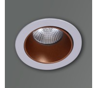 Точечный светильник  16085-9.0-001PT MR16 WT+ROSE GD Reluce