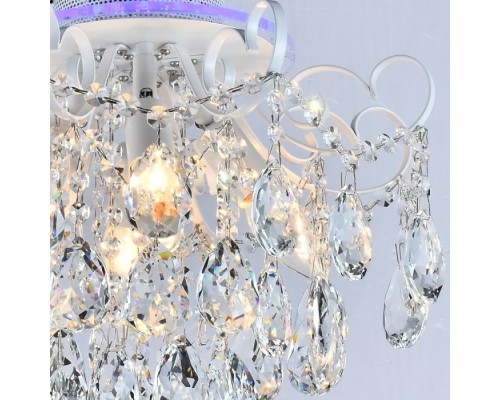 Потолочная люстра  04024-0.3-04 WH+SILVER PN+RGB Reluce