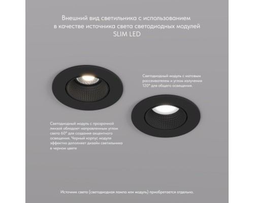 Точечный светильник Rodvig DK3061-BK Denkirs