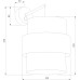Бра Calisto 5955 Calisto Black TK Lighting