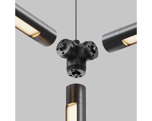 T-образный вертикальный коннектор Accessories for system Shelf CA016TC-B Maytoni