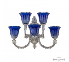 Бра 7109 7109B15/3+2/210 NW P2 U Clear-Blue/H-1K Bohemia