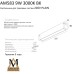 Трековый светильник PLAIN OPAL AM583 9W 3000K BK AM Group