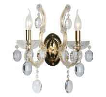 Бра Hollywood HOLLYWOOD AP2 GOLD Crystal Lux