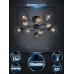 Потолочная люстра Maklen SF3385/5C-BK-WD Seven Fires