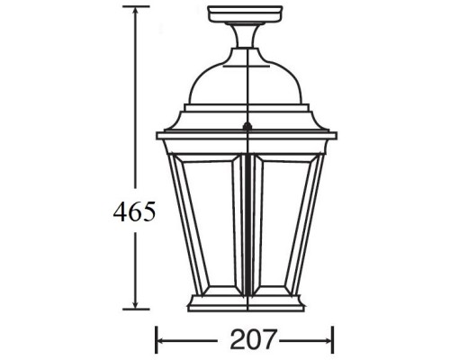 Потолочный светильник уличный ASTORIA 2 91405LA Bl Oasis Light