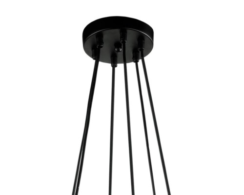 Подвесная люстра Тейл 4002/6P-BK-GR Lumien Hall