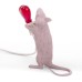 Интерьерная настольная лампа Mouse Lamp 15220SV Seletti