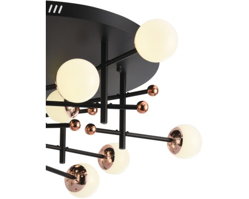 Потолочная люстра Loft Led LED LAMPS 81344 GOLD BLACK Natali Kovaltseva