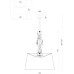 Подвесной светильник Monique FR2001PL-03G Freya