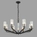 Подвесная люстра Malone 6035-8 BL CL Belfast