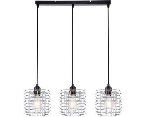 Подвесной светильник Grid 10190/3S Chrome Escada