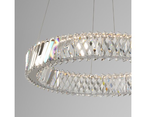 Подвесной светильник Solis 101004 LED никель хрусталь Strotskis Eurosvet