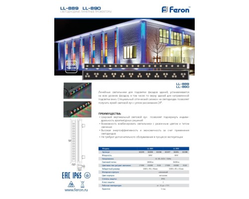 Прожектор уличный LL-889 32156 Feron