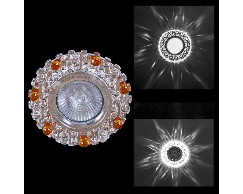 Точечный светильник  00755-9.0-001CN MR16+LED3W CL+TEA Reluce