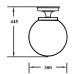 Потолочный светильник уличный GLOBO L 88205LA Bl Oasis Light