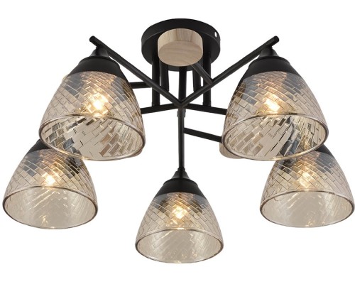 Потолочная люстра Aislin SF3375/5C-BK-WD-AM Seven Fires