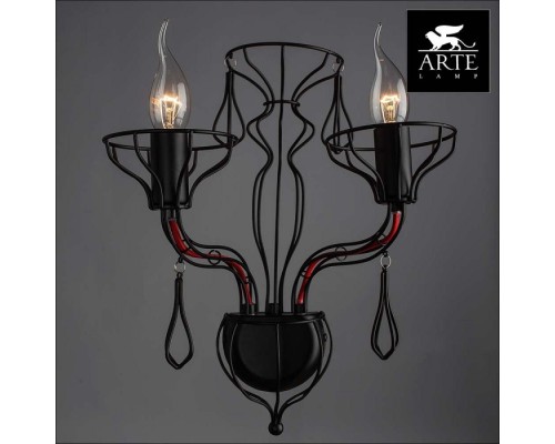 Бра Artefact A3225AP-2BK Arte Lamp