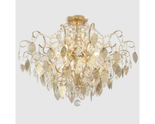 Потолочная люстра Esmiralda ESMIRALDA PL9 GOLD Crystal Lux