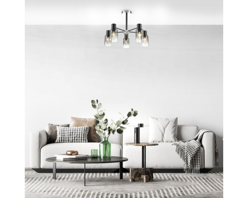 Потолочная люстра Diversity 2120/5P Black Escada