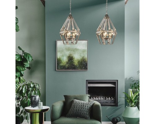 Подвесная люстра Sacrofano LH3049/3P-NK Lumien Hall