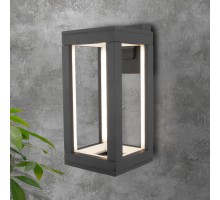 Настенный светильник уличный Frame 1527 TECHNO LED серый Elektrostandard