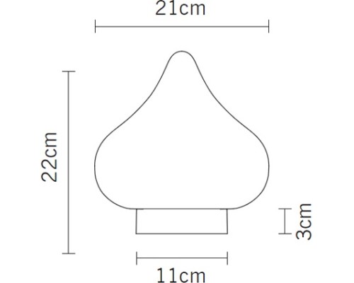 Интерьерная настольная лампа Dune D86B0101 Fabbian