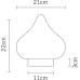 Интерьерная настольная лампа Dune D86B0101 Fabbian