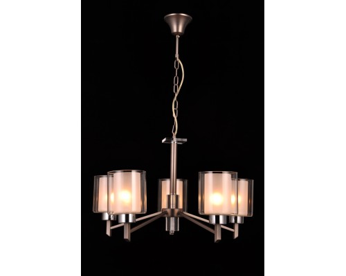 Подвесная люстра DOUBLE DOUBLE 81049-5C  ANTIQUE SILVER Natali Kovaltseva